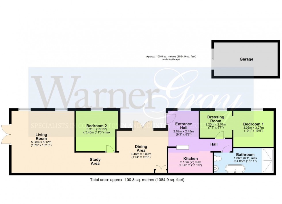Floorplan for Wittersham, Hunts Hill Farm Moons Green, TN30