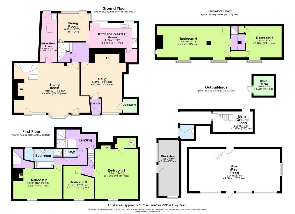 Floorplan for The Street, Benenden, TN17