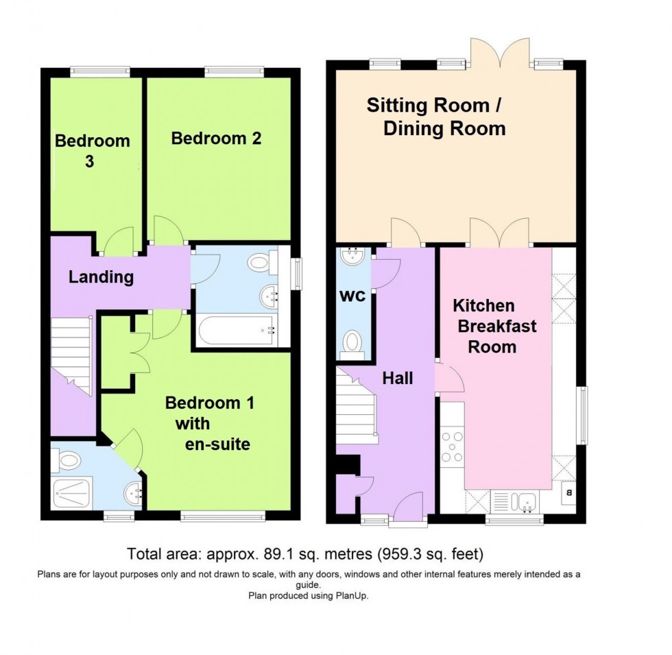 Floorplan for New Pond Road, Benenden, TN17