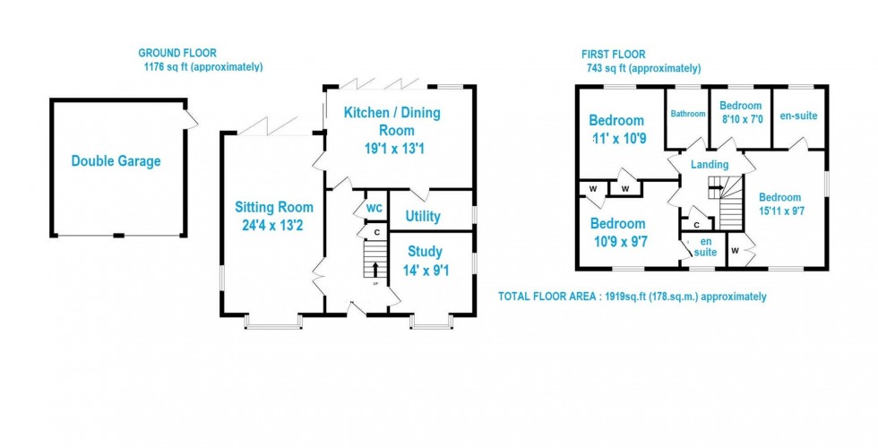 Floorplan for Peacocke Way, Rye, TN31