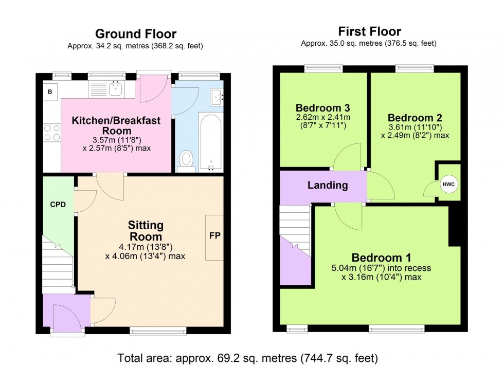 Floorplan for New Road, Rye, TN31