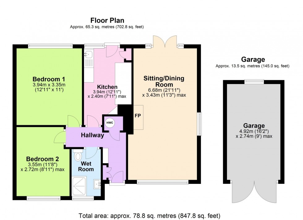 Floorplan for Forgefield, Bethersden, TN26