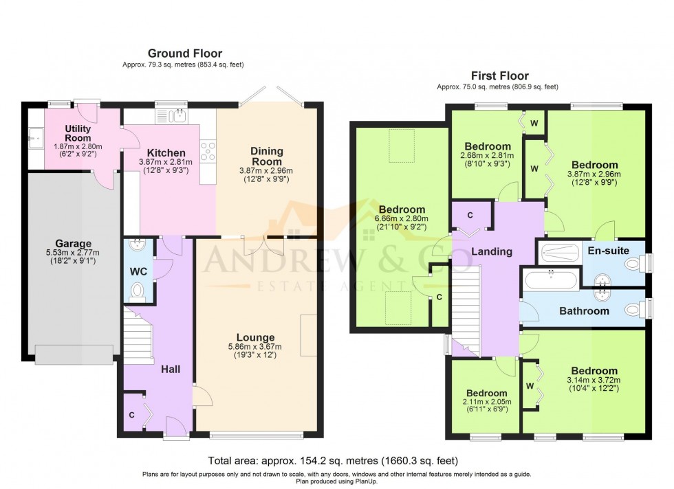 Floorplan for Brisley Court, Kingsnorth, TN23
