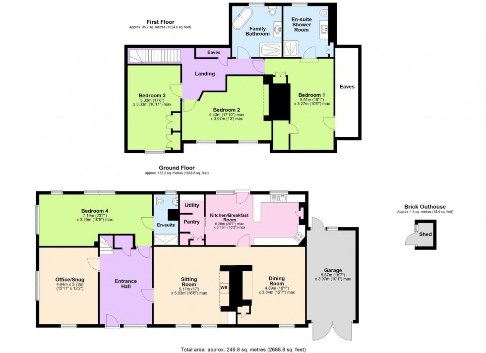 Floorplan for Warehorne Road, Hamstreet, TN26
