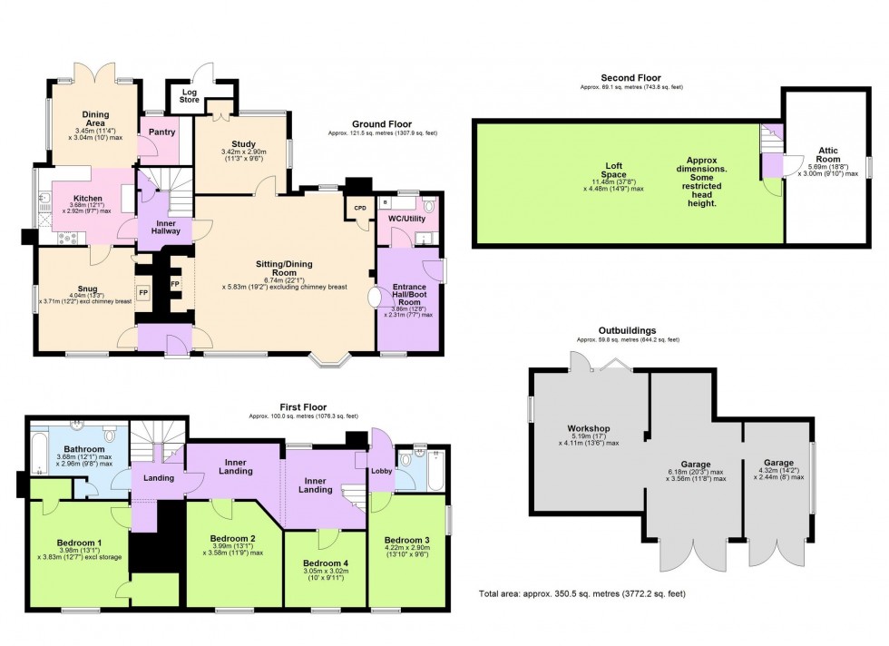 Floorplan for High Halden, Ashford, TN26