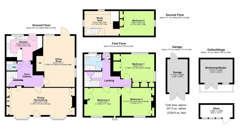 Floorplan for Ashford Road, High Halden, TN26