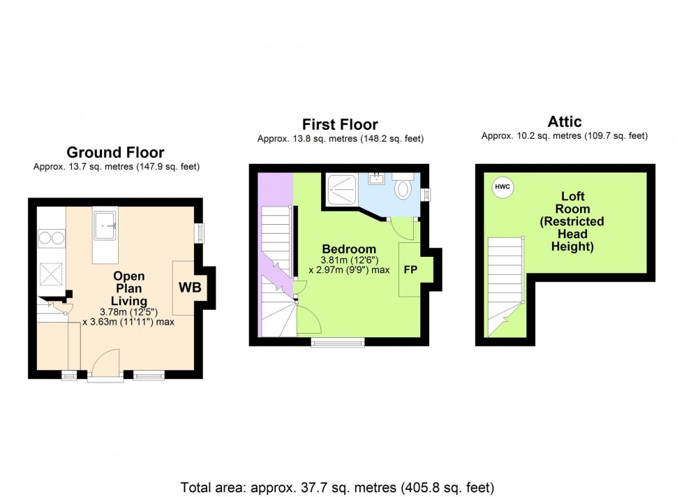 Floorplan for Queen Street, Sandhurst, TN18