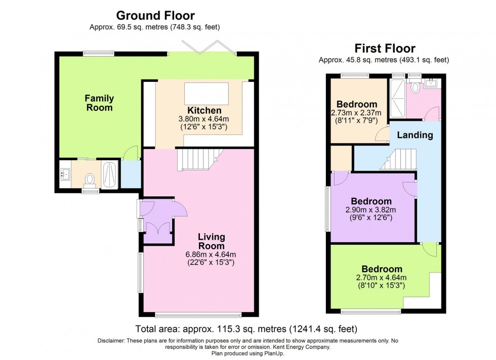 Floorplan for Southernwood Rise, Folkestone, CT20