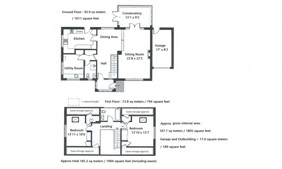 Floorplan for Front Road, Woodchurch, TN26