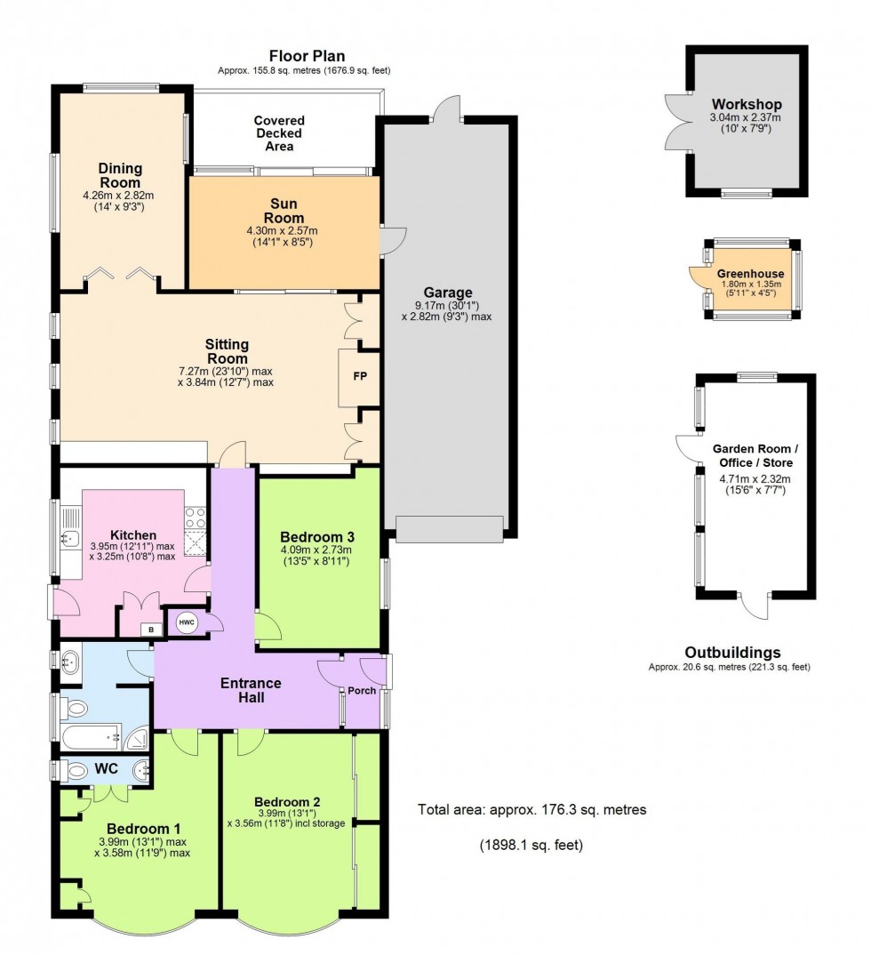 Floorplan for Coast Drive, Greatstone, TN28