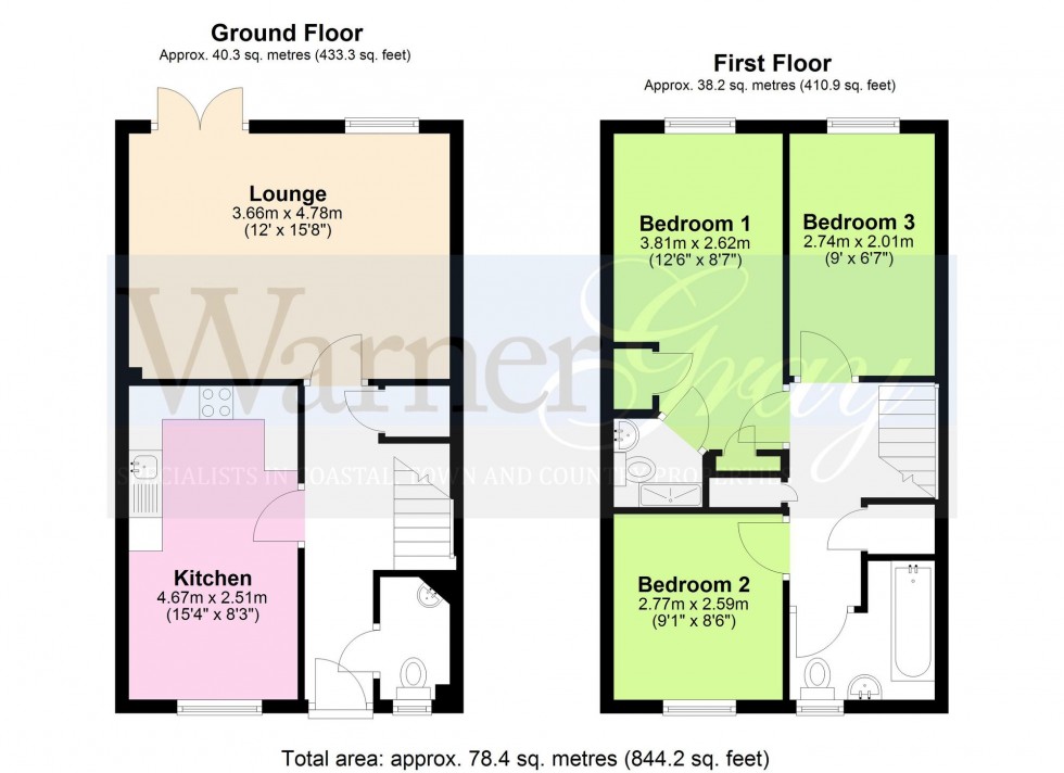 Floorplan for St. Benets Way, Tenterden, TN30