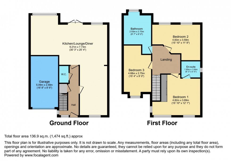 Floorplan for Crispin Close, New Romney, TN28