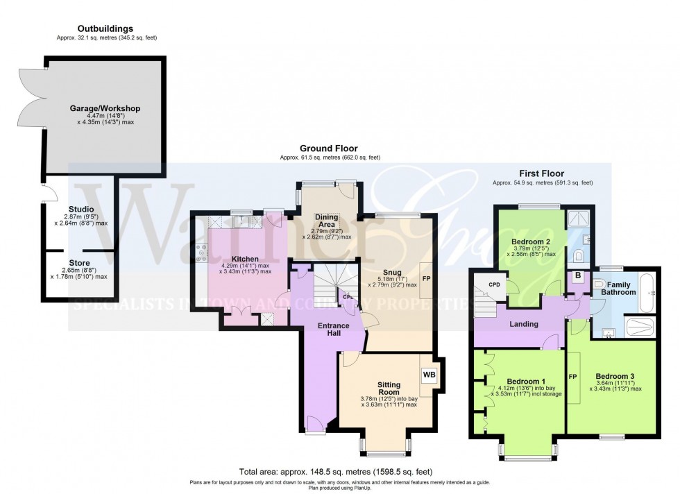 Floorplan for Church Square, Lenham, ME17