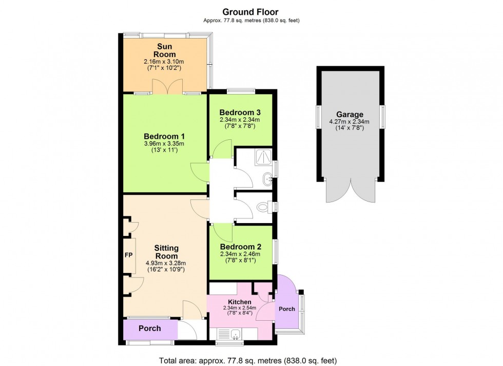 Floorplan for Springfield Avenue, St. Michaels, TN30