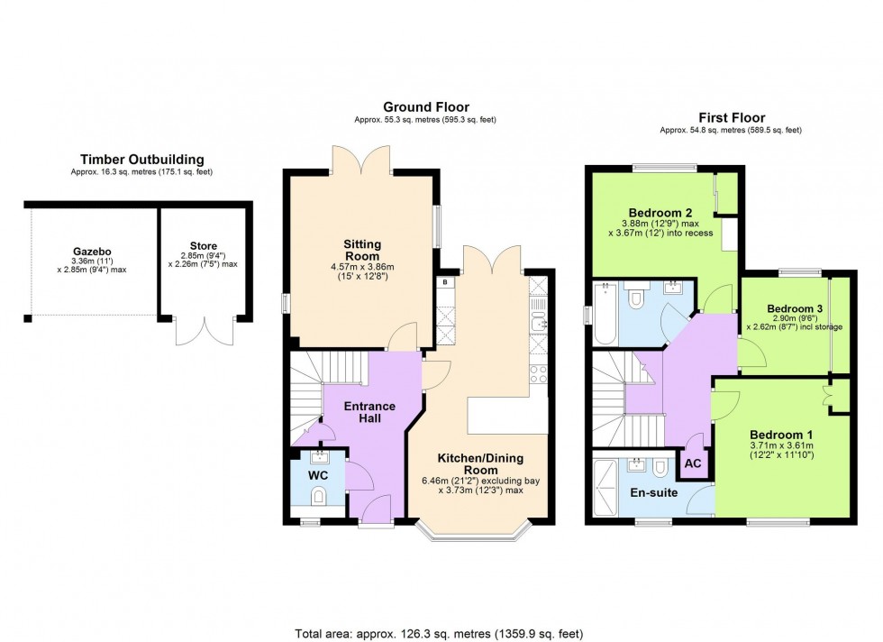 Floorplan for Bridewell Lane, Tenterden, TN30