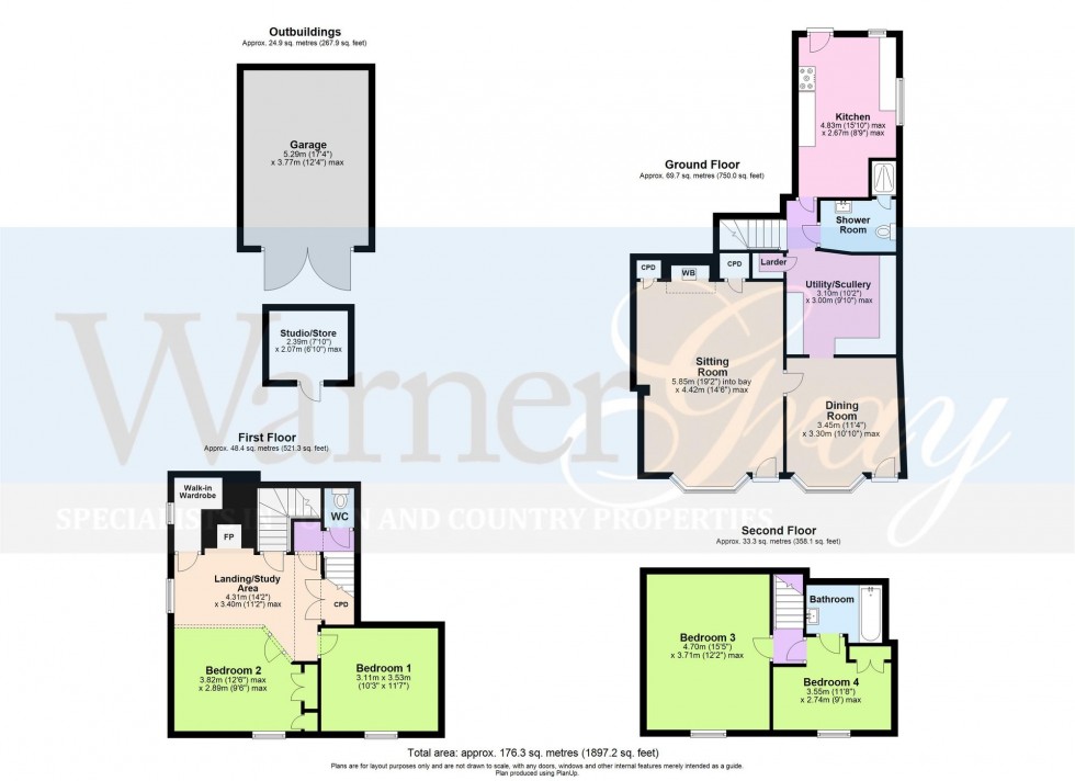 Floorplan for The Street, Appledore, TN26