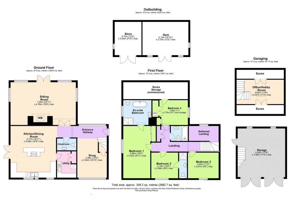 Floorplan for Biddenden Road, Headcorn, TN27