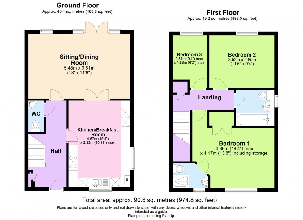 Floorplan for New Pond Road, Benenden, TN17