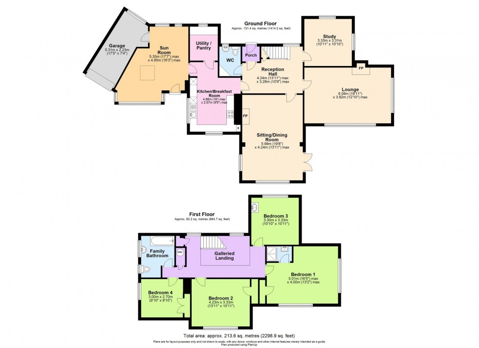 Floorplan for High Halden, Ashford, TN26