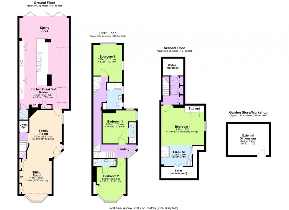 Floorplan for Udimore Road, Rye, TN31