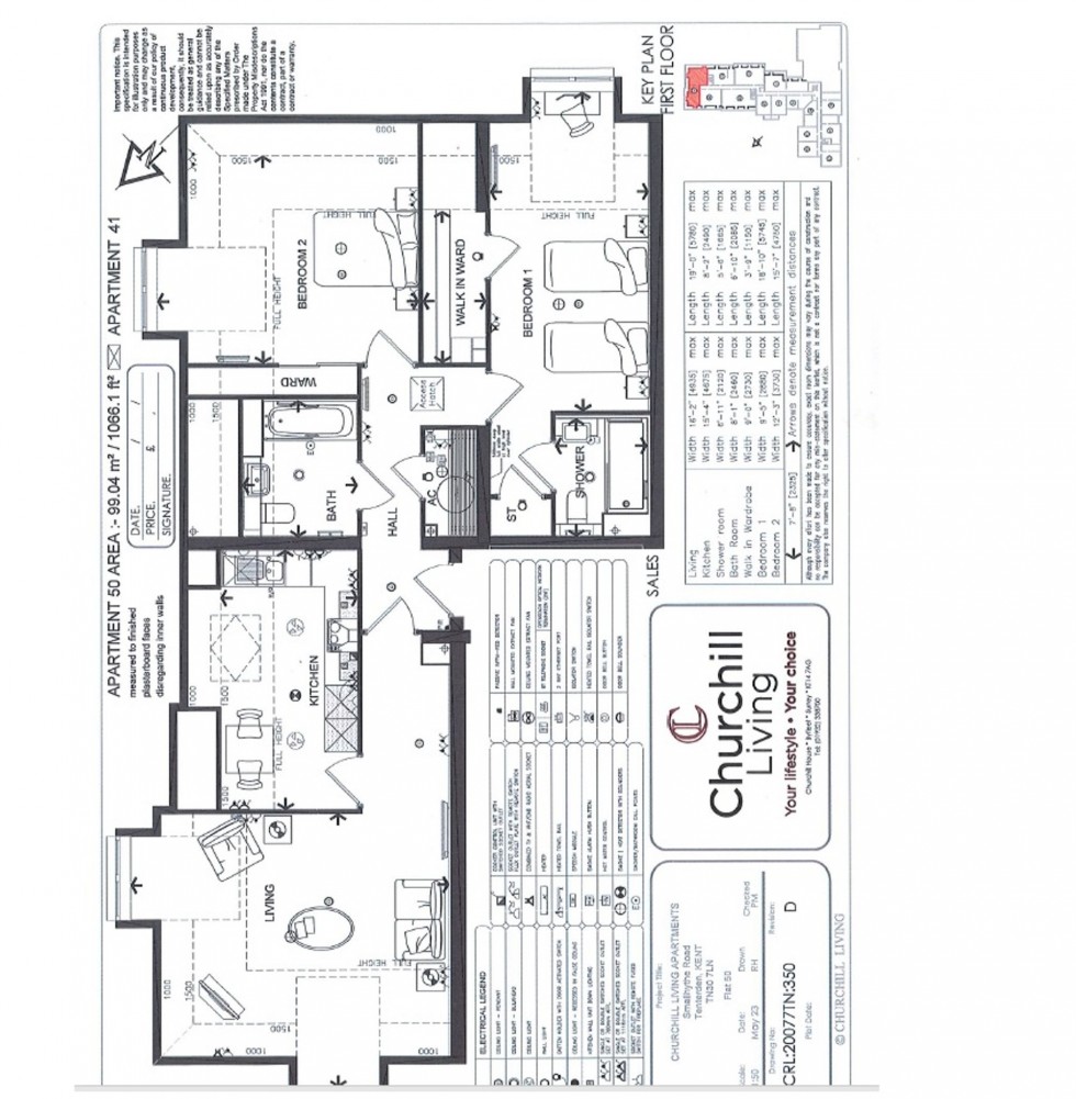 Floorplan for Smallhythe Road, Caxton Lodge, TN30