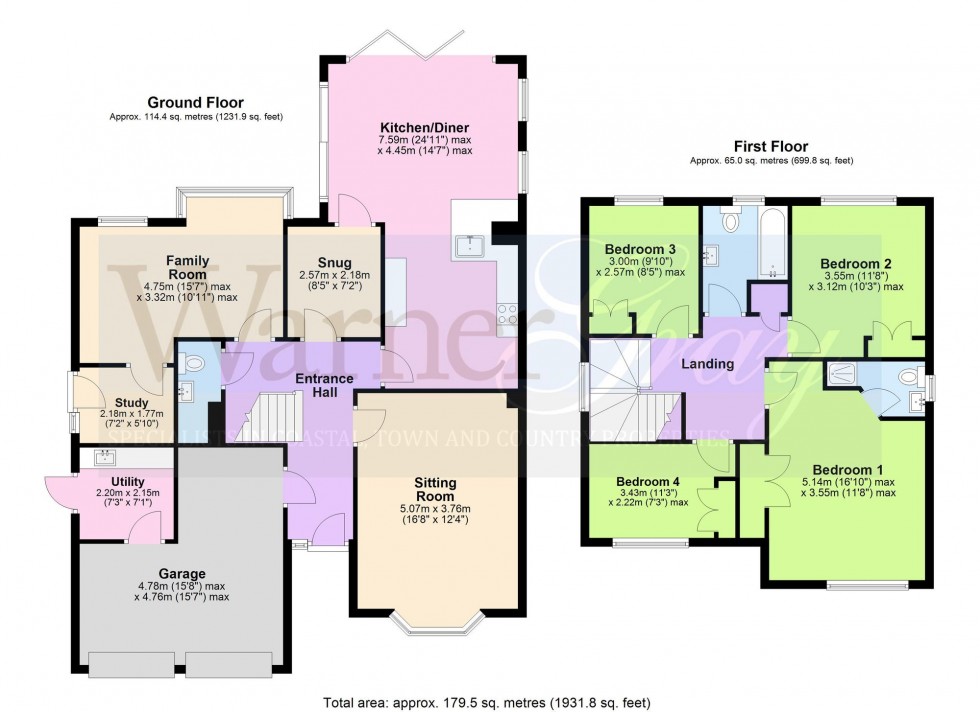 Floorplan for Little Robhurst, High Halden, TN26