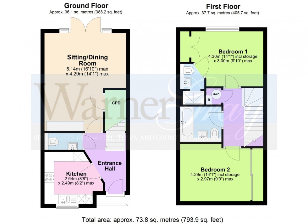 Floorplan for Grigg Lane, Headcorn, TN27
