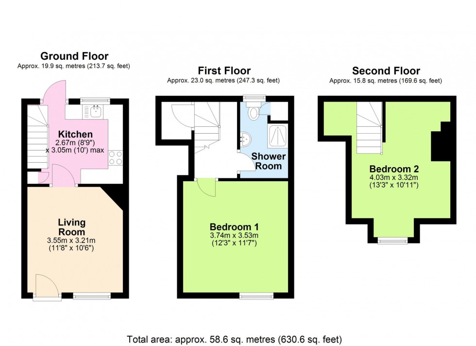 Floorplan for Bridewell Lane, Tenterden, TN30