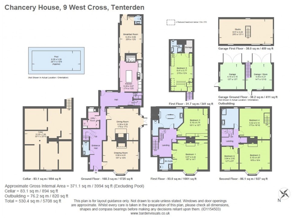 Floorplan for 9 West Cross, Tenterden, TN30