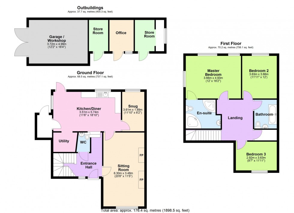 Floorplan for Slip Mill Road, Hawkhurst, TN18