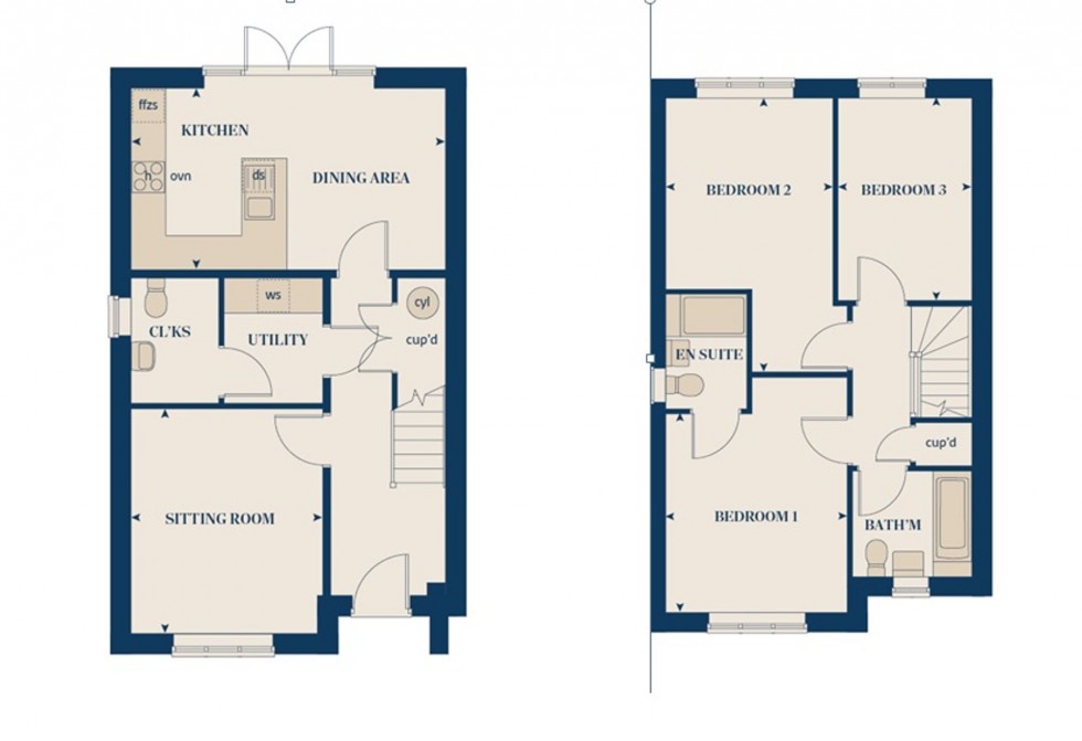 Floorplan for Oakridge Grange, Appledore Road, TN30