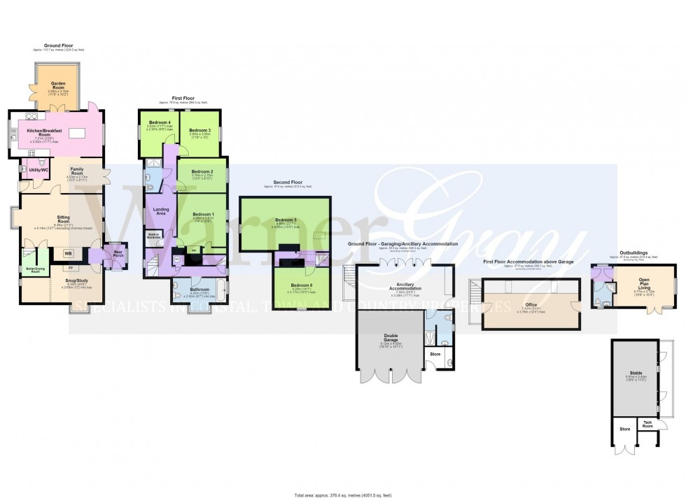 Floorplan for Waterman Quarters, Headcorn, TN27