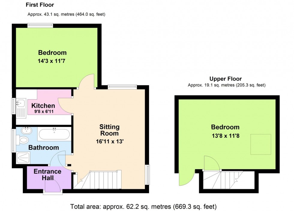 Floorplan for Vineys Gardens, Tenterden, TN30