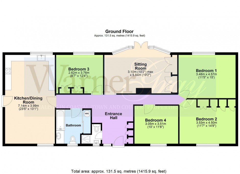 Floorplan for Six Fields Path, Tenterden, TN30