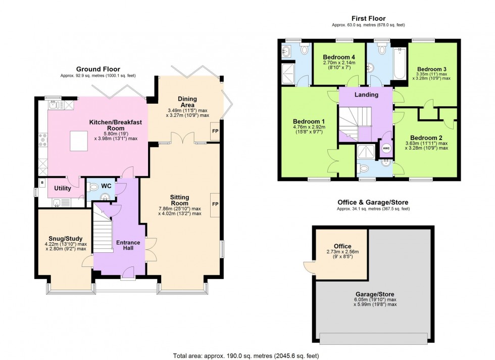 Floorplan for Peacocke Way, Rye, TN31