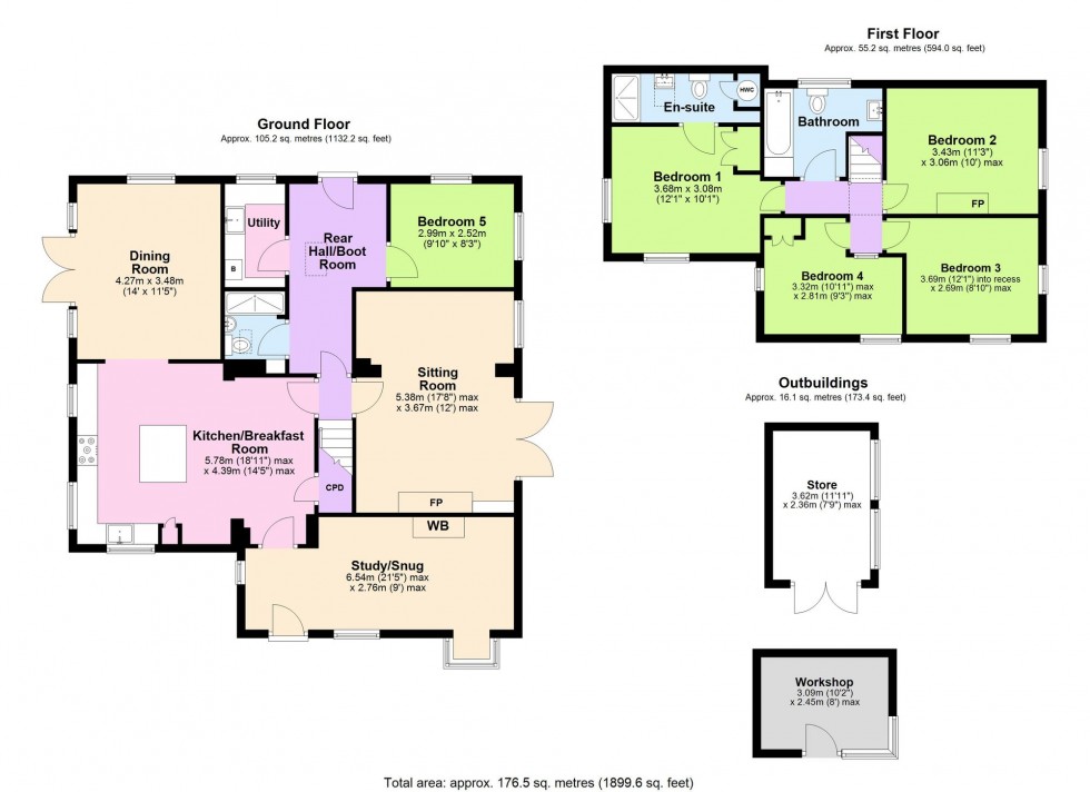 Floorplan for Stone, Tenterden, TN30