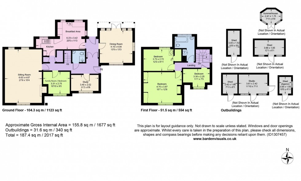 Floorplan for Bethersden Road, Smarden, TN27