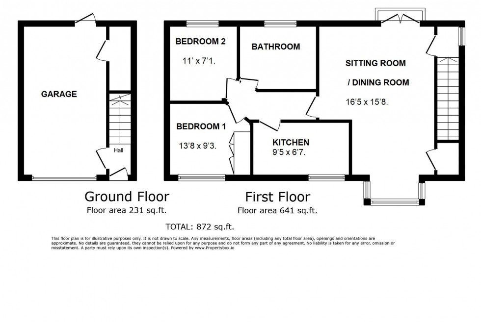 Floorplan for Badger Way, Camber, TN31