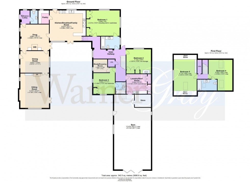 Floorplan for The Street, Wittersham, TN30