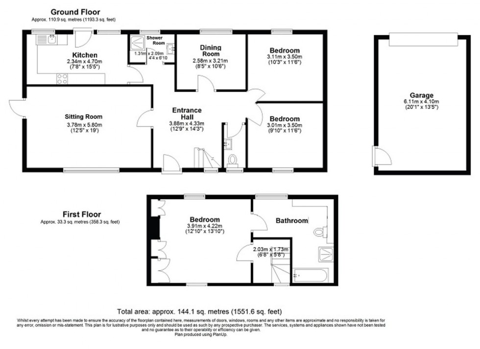 Floorplan for Old Brickyard, Rye, TN31