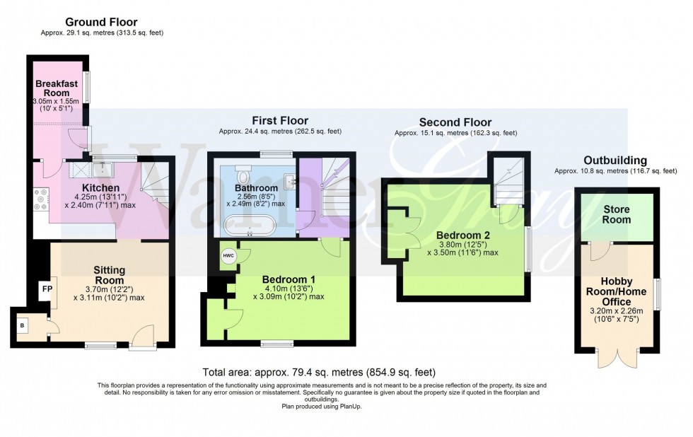 Floorplan for Winser Road, Rolvenden Layne, TN17