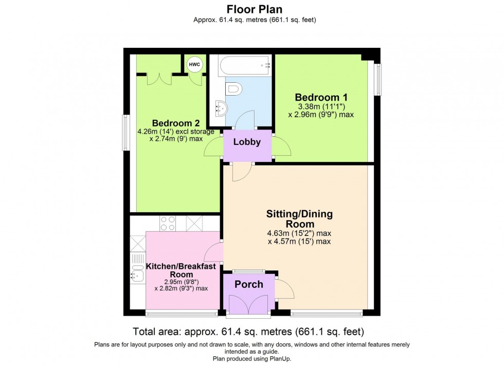 Floorplan for Dixter Road, Northiam, TN31
