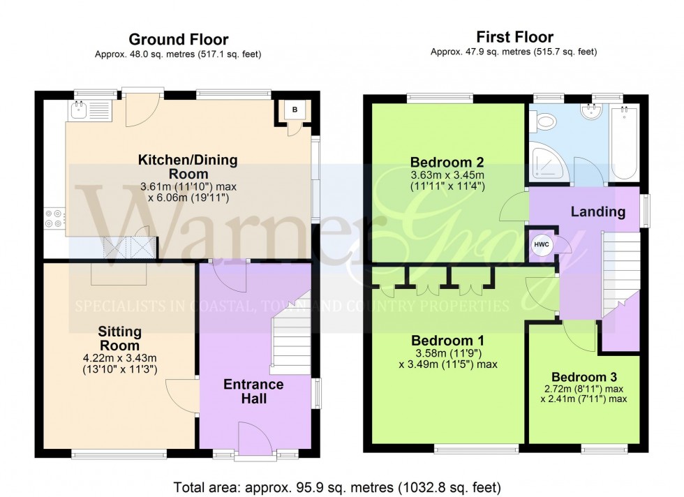 Floorplan for Leslie Crescent, St. Michaels, TN30