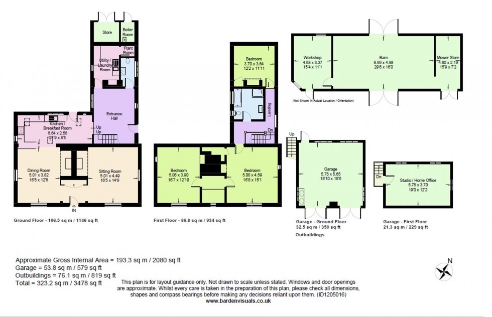 Floorplan for High Halden, Ashford, TN26