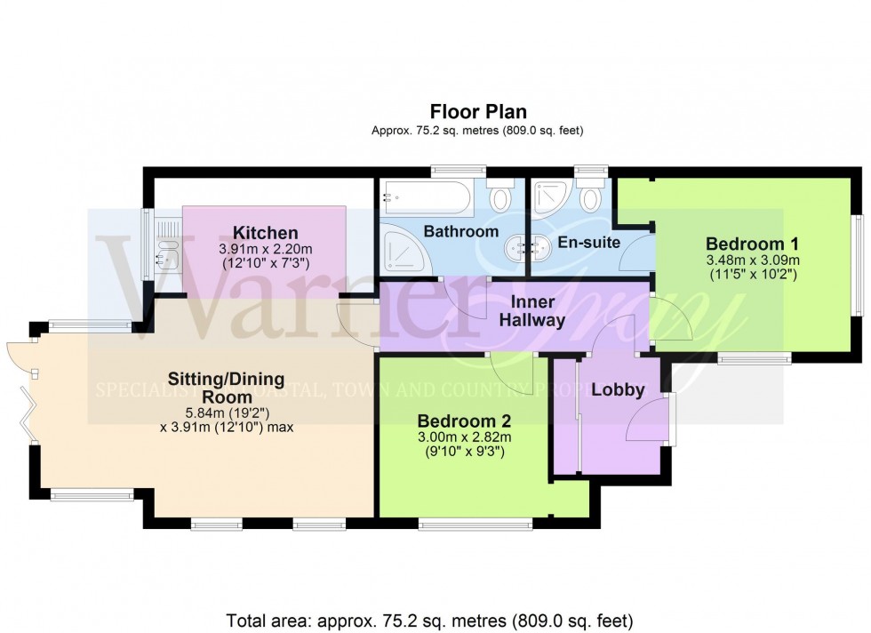 Floorplan for Orchard Field, Bethersden, TN26
