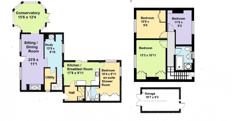 Floorplan for The Street, Wittersham, TN30