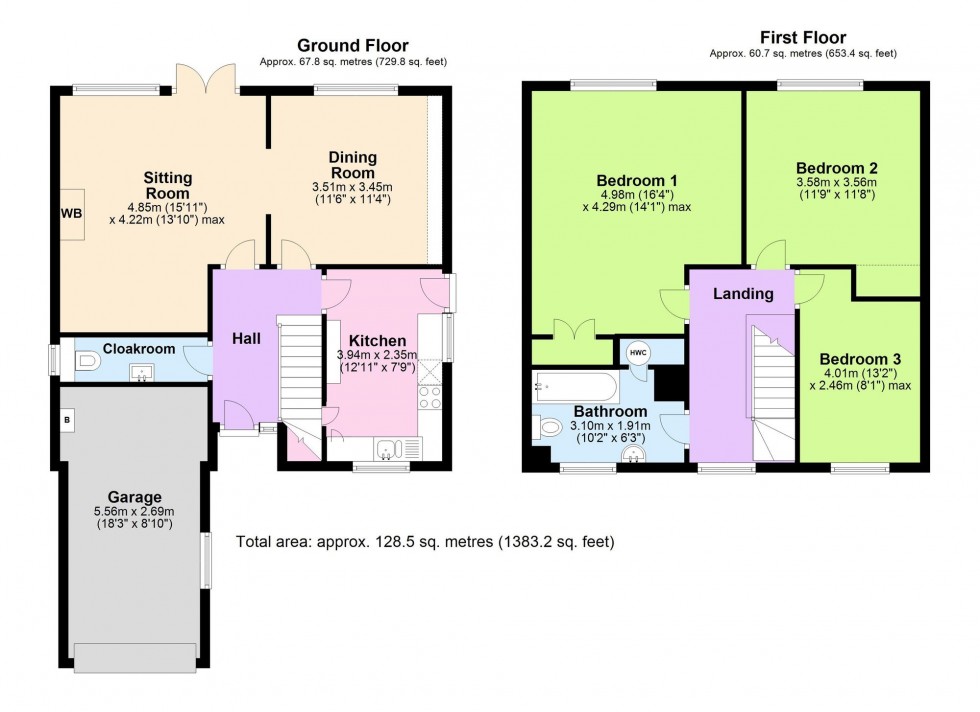 Floorplan for Back Road, Sandhurst, TN18
