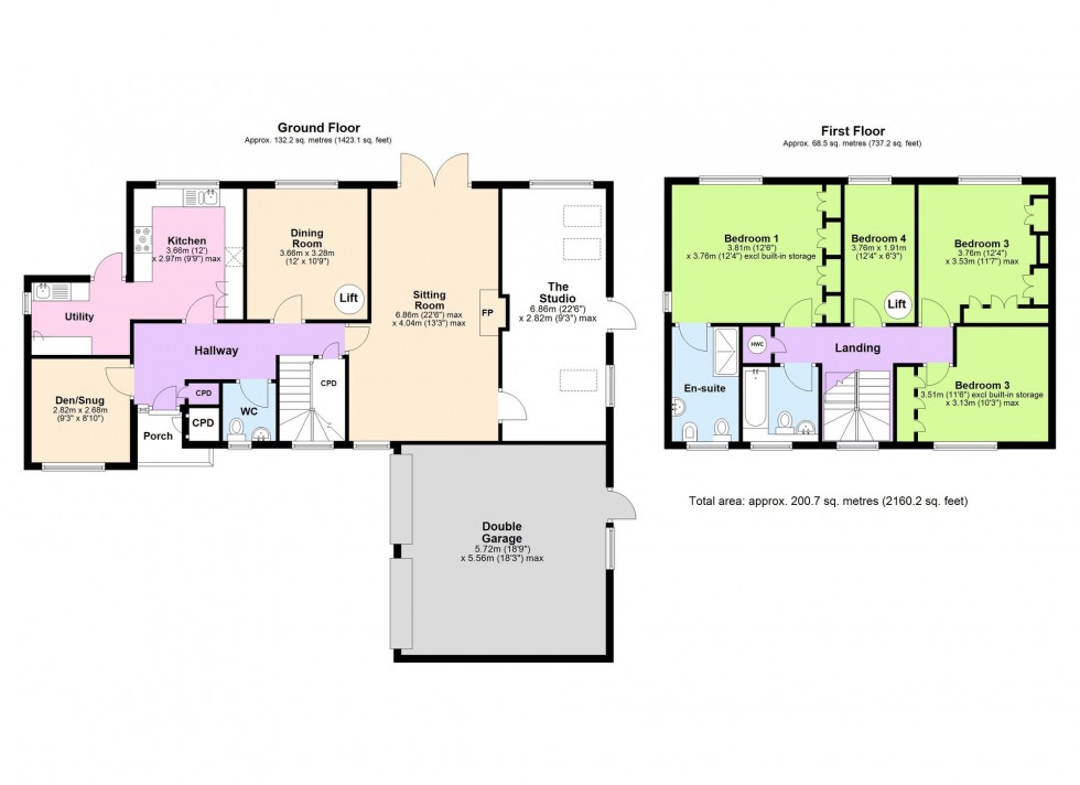 Floorplan for Beacon Oak Road, Tenterden, TN30