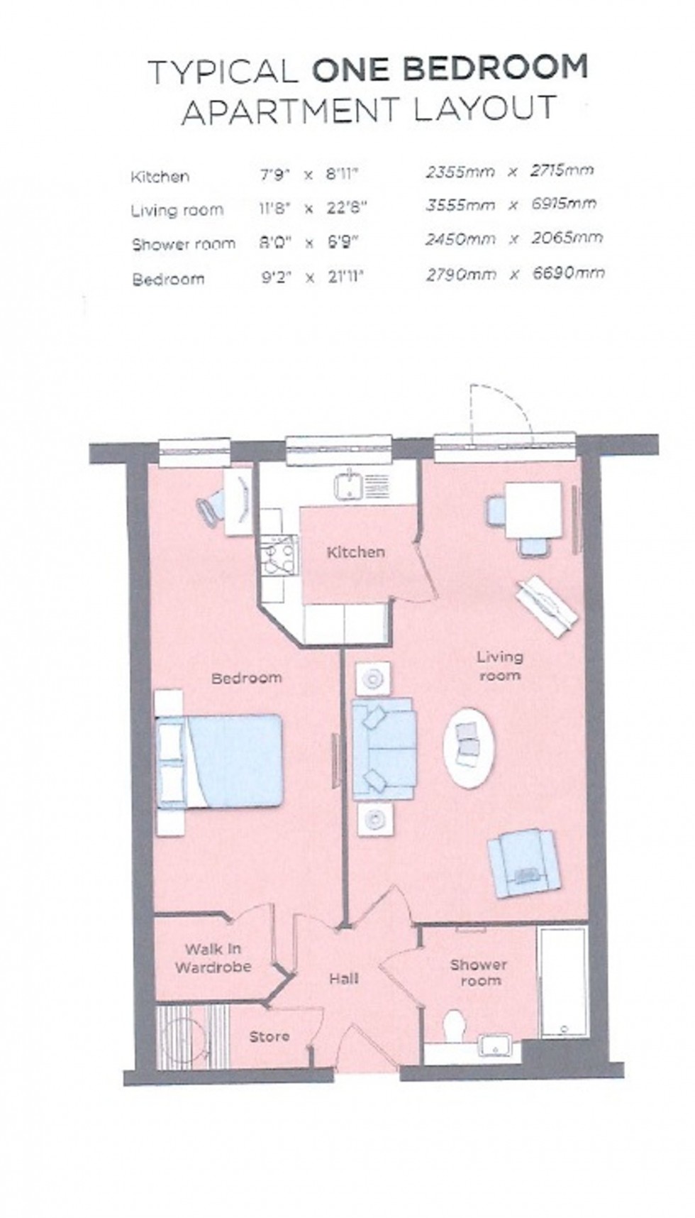 Floorplan for Caxton Lodge, Smallhythe Road, TN30