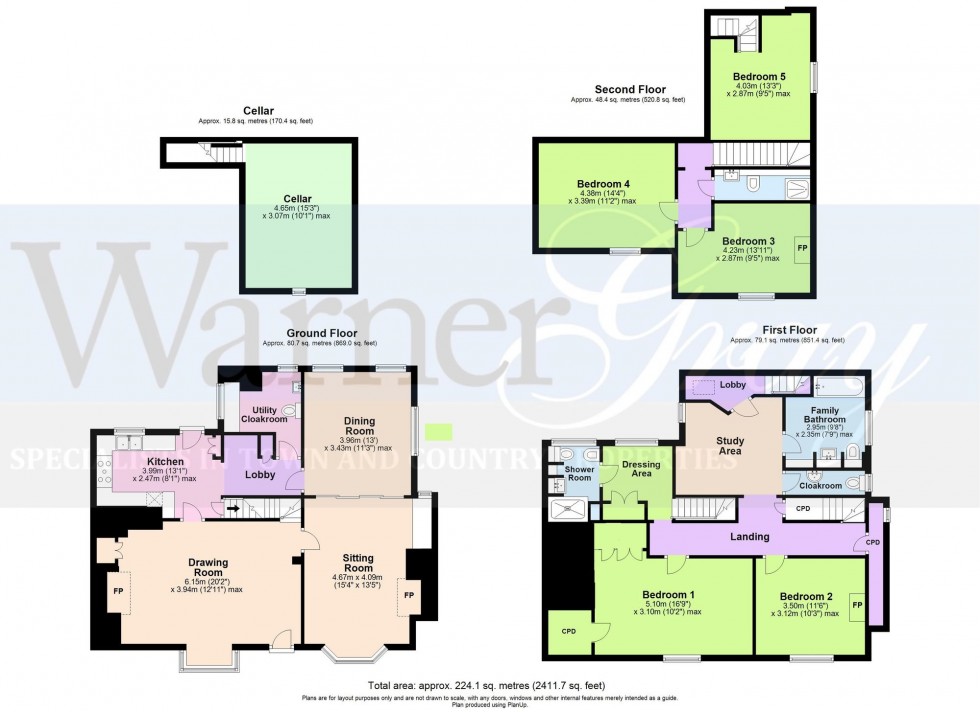 Floorplan for 14 East Cross, Tenterden, TN30